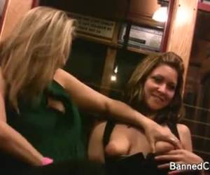 Horny naughty girls flashing their amasing tits out in public so that he photographs can make their horny breasts. At the train station and in the train, uncover the sluts their tits.