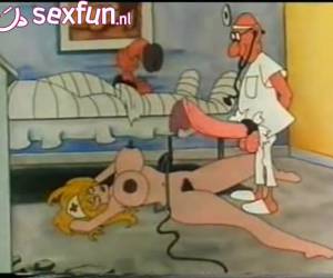 This horny sister know, the board whiteh the big dicks of the patients and the doctors, subtraction fucking and spraying.Cartoon sex in the hospital