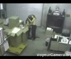 This set probably know not that the camera is running. The female colleague wants her male colleagues will treat you to an horny blowjob. The camera runs and these two colleagues are caught during sex in the workplace. Caught during blowjob on kanto