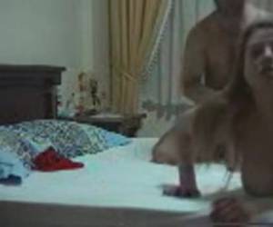 pareja amateur cogido en la habitación